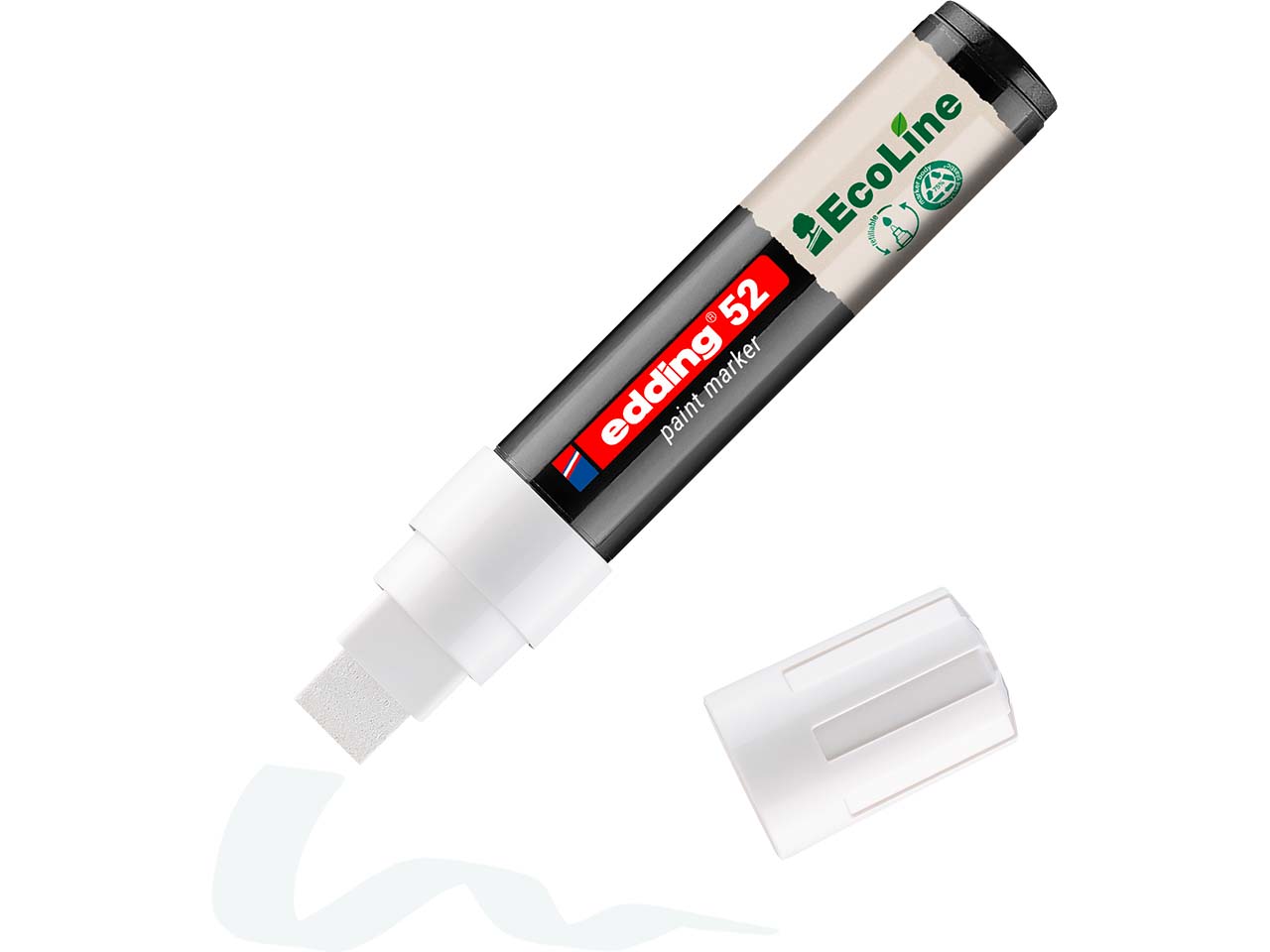 edding Lackmarker "52 EcoLine" wasserbasiert, weiß