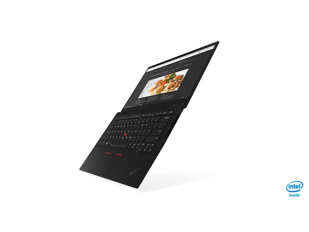 LENOVO Laptop THINKPAD X1 CARBON (7TH GEN) mit 512GB SSD, 16GB, refurb., 3. Wahl, black