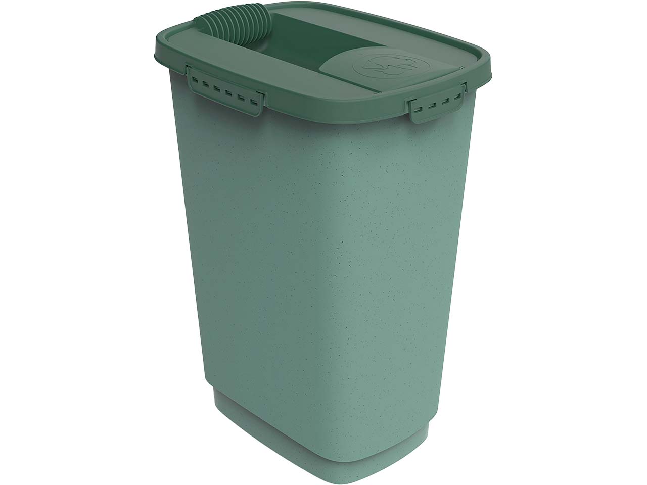 rotho Tierfutterbehälter "CODY" aus Recyclingkunststoff, 25 l, mistletoe green