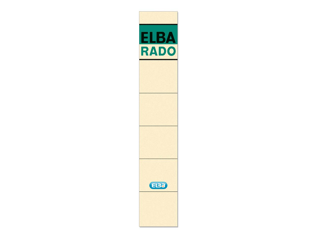 10 ELBA Ordner-Rückenschilder SKL 190 x 34 mm