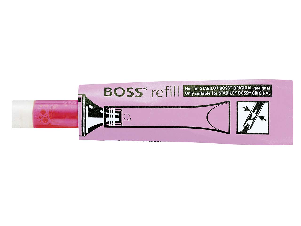 STABILO Nachfüllpatrone für Textmarker 'BOSS ORIGINAL' pink