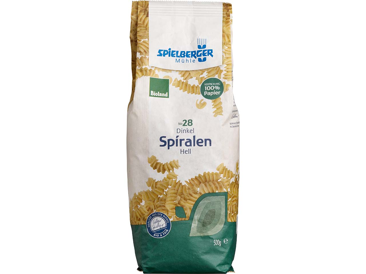 Spielberger Mühle Bio-Dinkel-Spiralen, 500 g