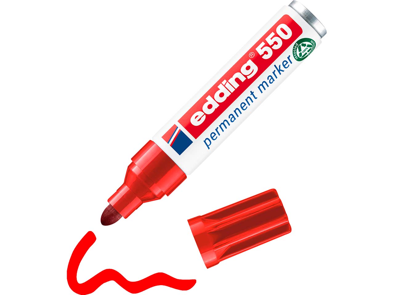 edding Permanetmarker "550" rot