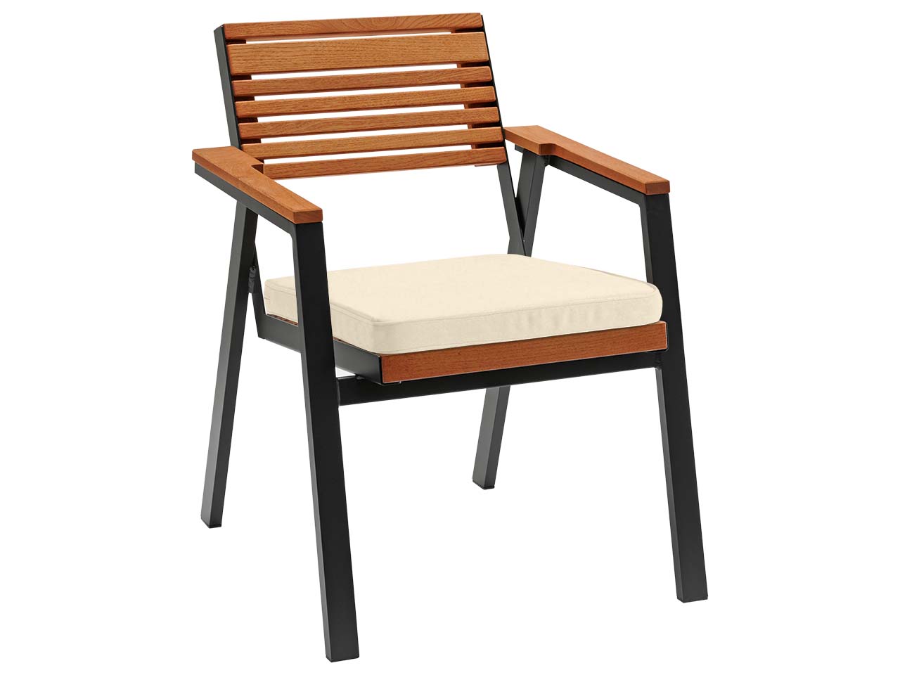 Auflage für Gartensessel 'Berrissimo' 50 x 50 x 6 cm, Bezug aus Polyester, natur