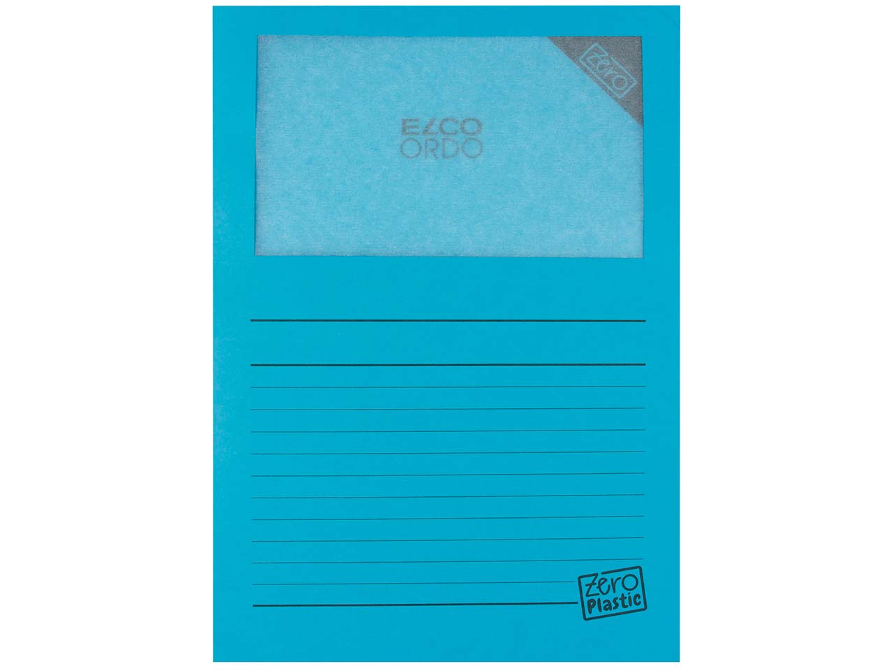 5 x 2 Elco Sichtmappe/Fenstermappe "Ordo zero" farbig sortiert