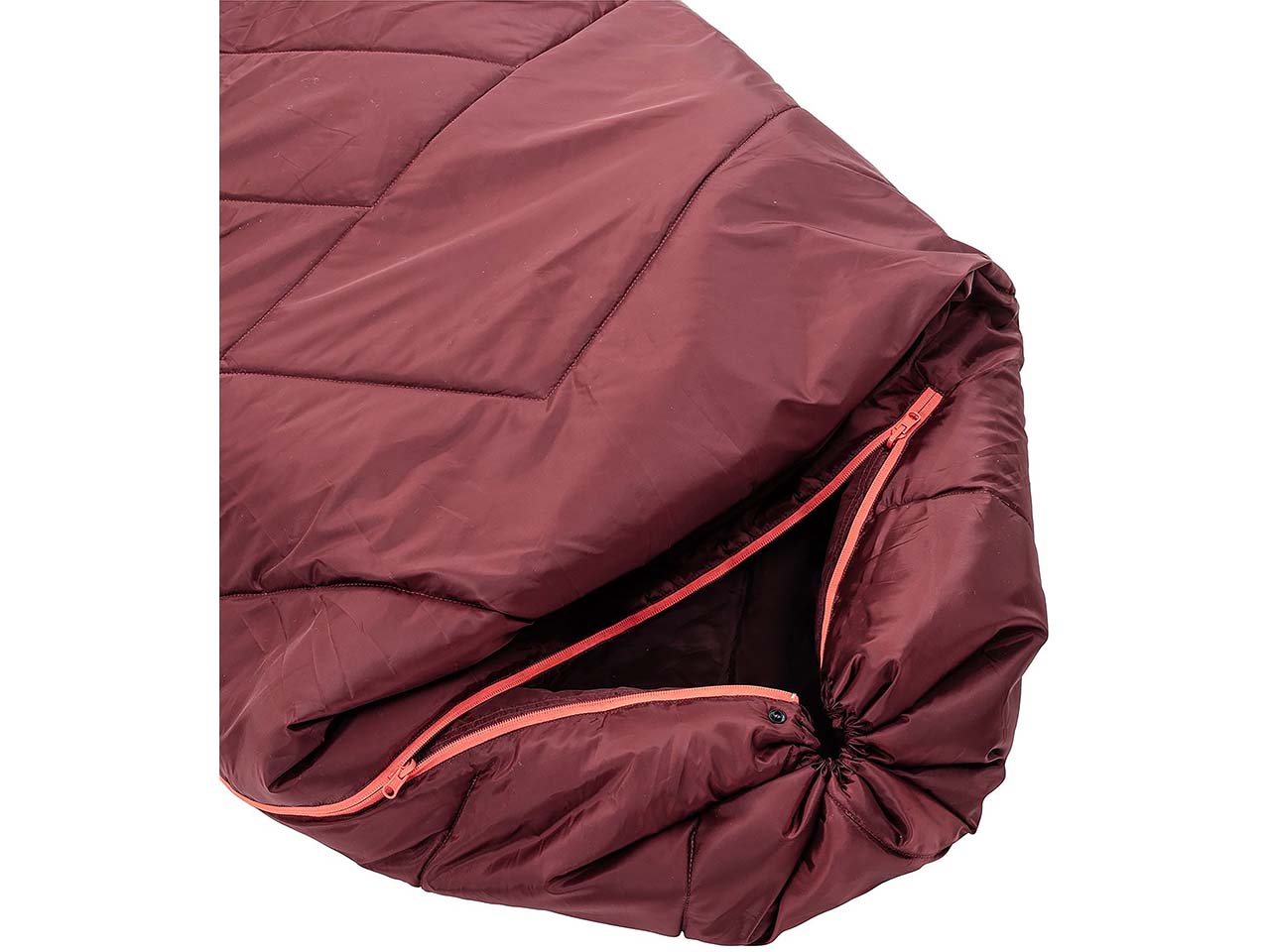 VAUDE Deckenschlafsack 'Navajo 500 II SYN', dark cherry