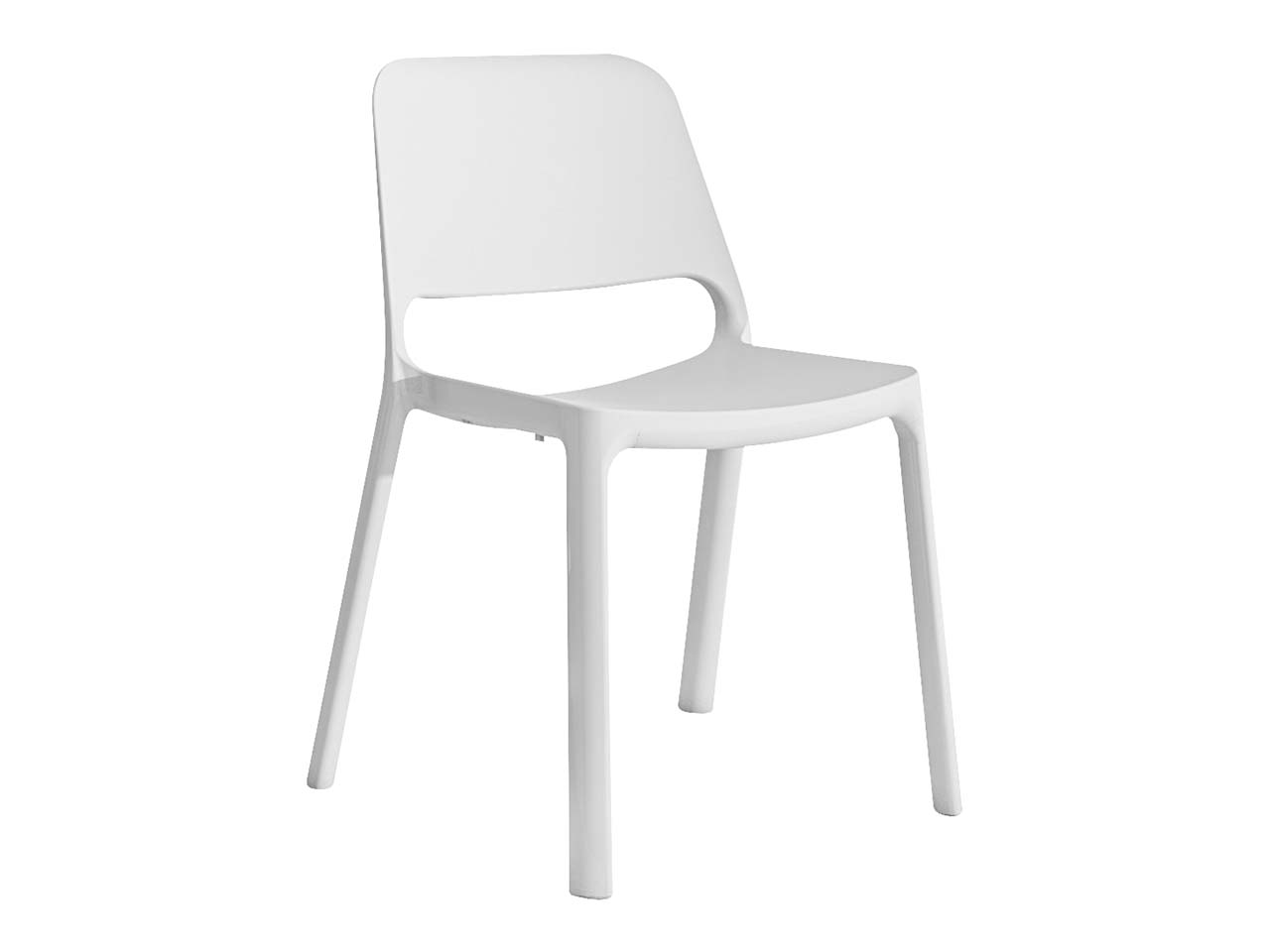2x Besucherstuhl "2050" weiß