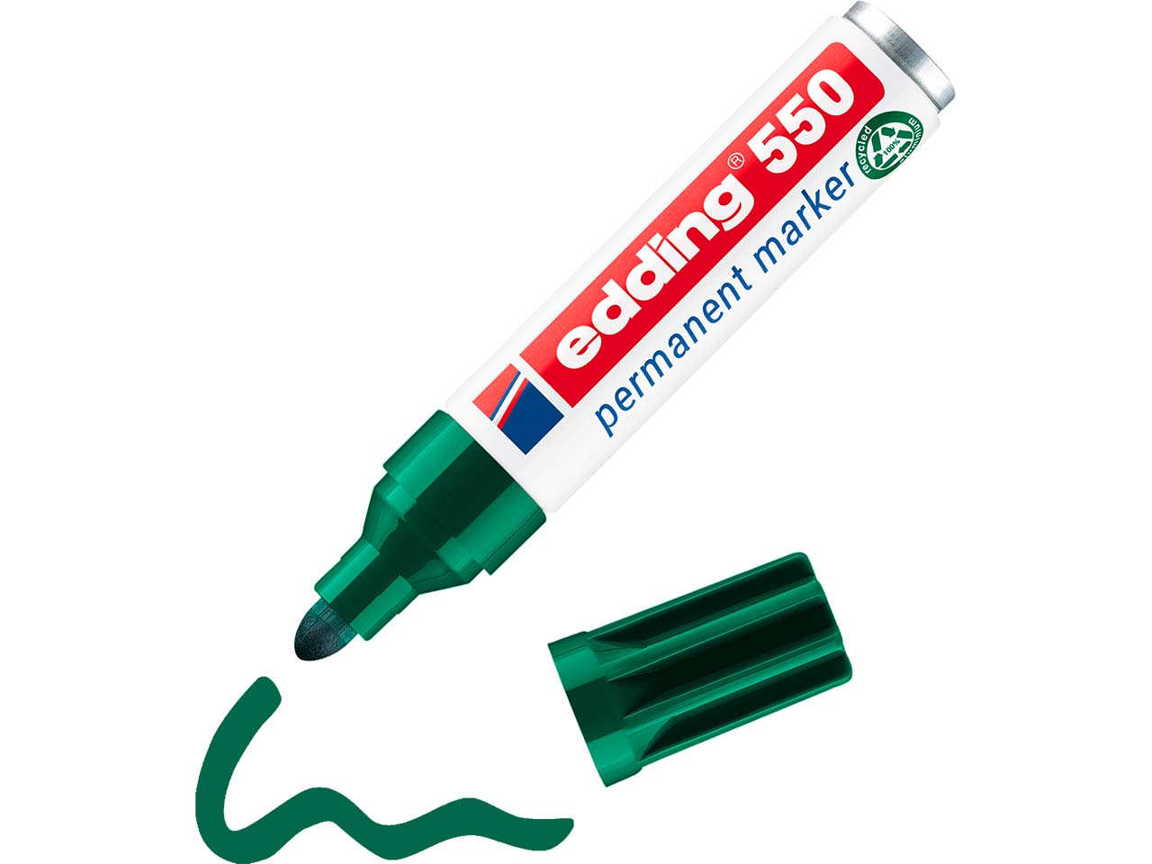 edding Permanetmarker "550" grün