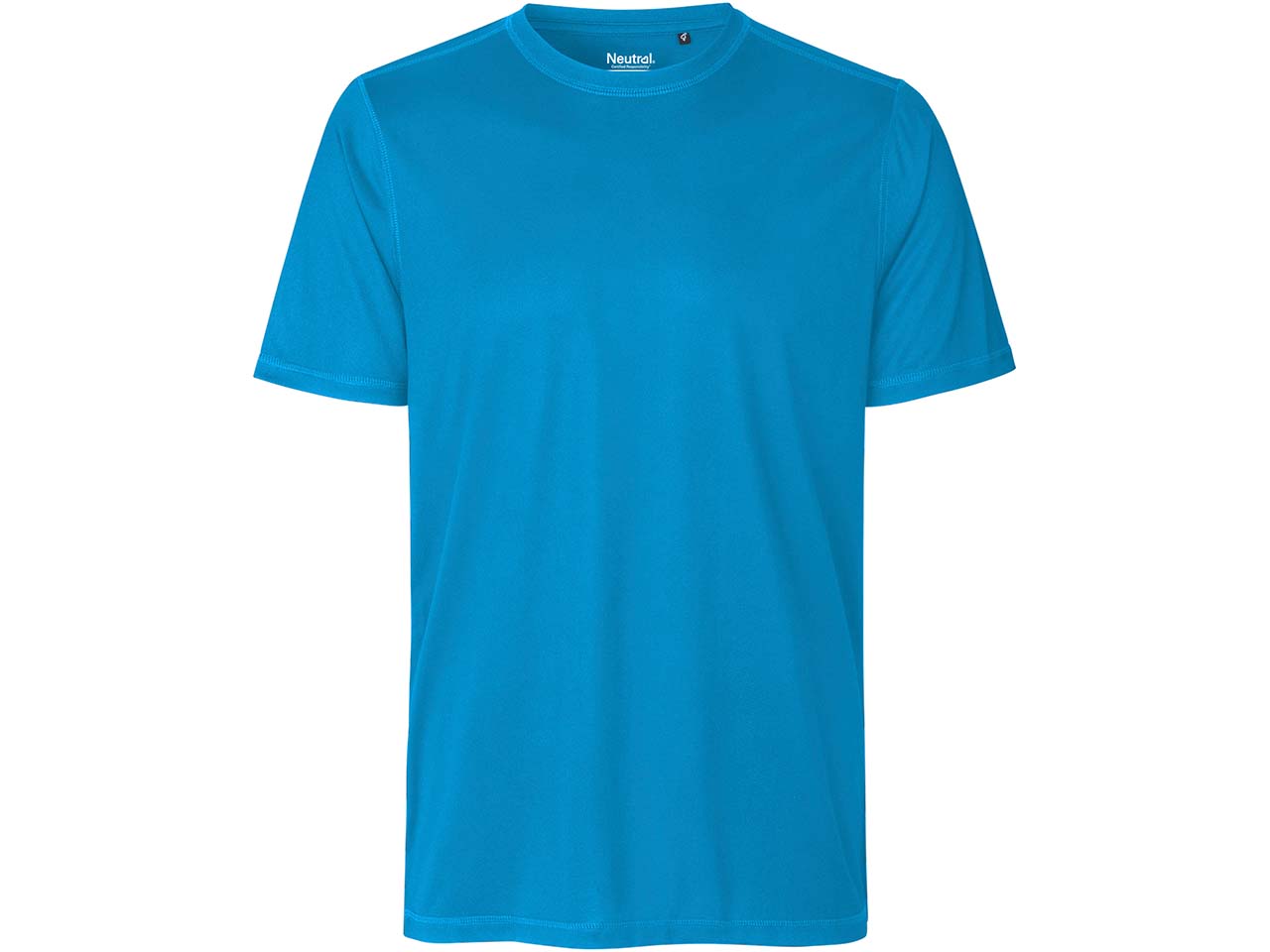 Neutral Herren-Sport-T-Shirt aus recyceltem Polyester, sapphire, Gr. S