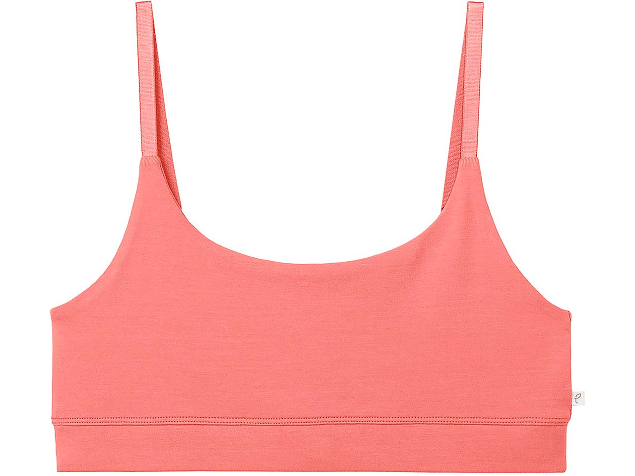 tranquillo Damen-Bralette aus Tencel, coral, Gr. L
