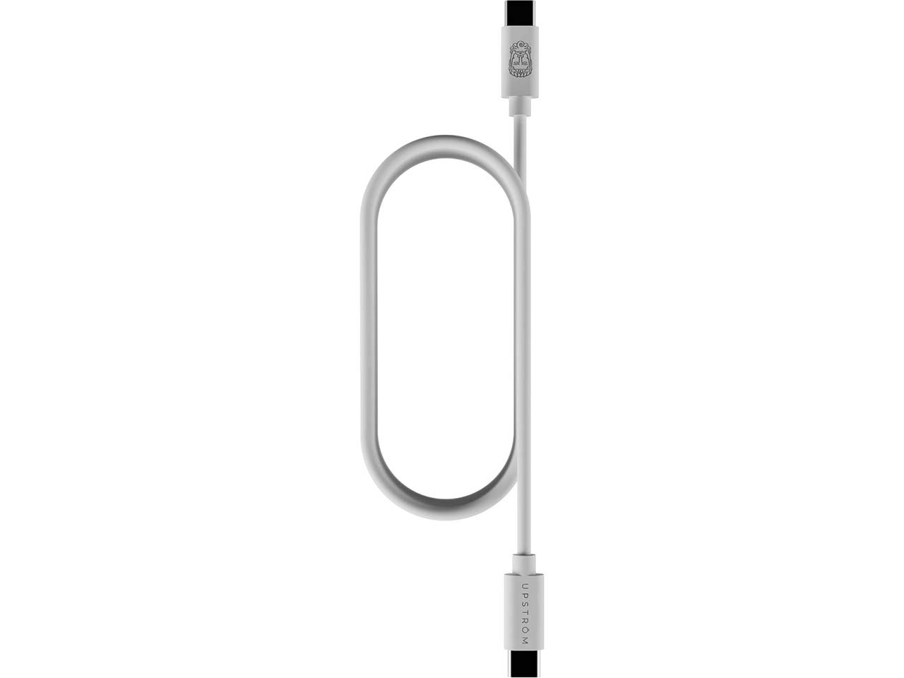 Upström Ladekabel USB-C auf USB-C 2,5 m,  weiß