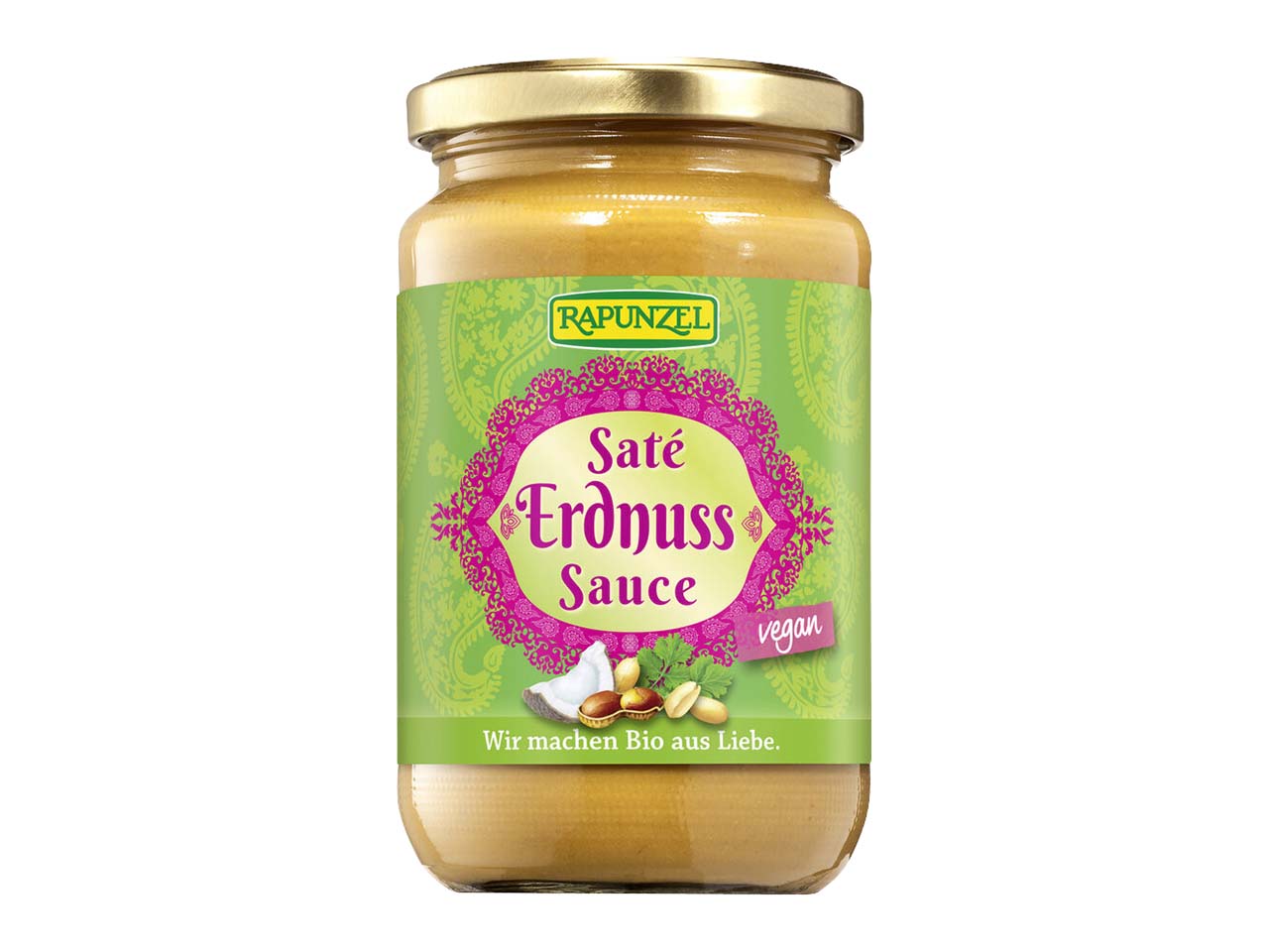 RAPUNZEL Bio-Erdnuss-Sauce "Sate", 330 ml