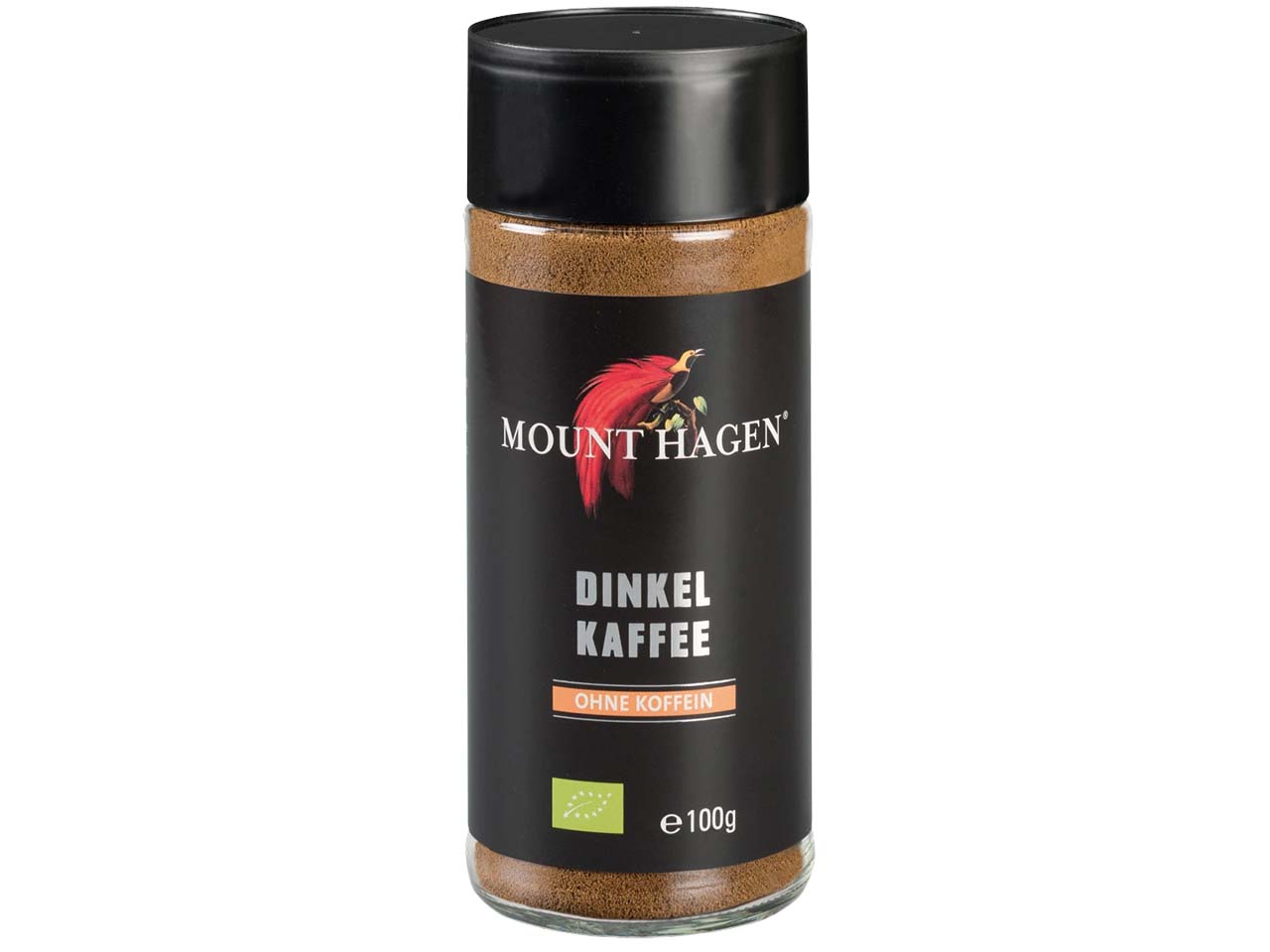 Mount Hagen Bio-Dinkelkaffee mit Zichorie, koffeeinfrei, 100 g