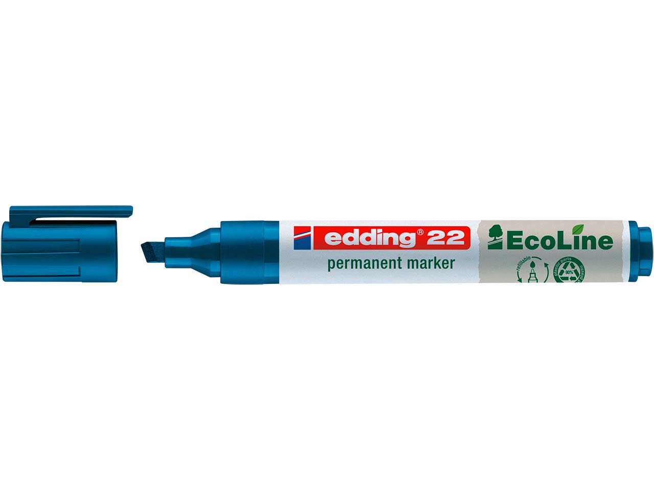 edding Permanentmarker "22 EcoLine" blau