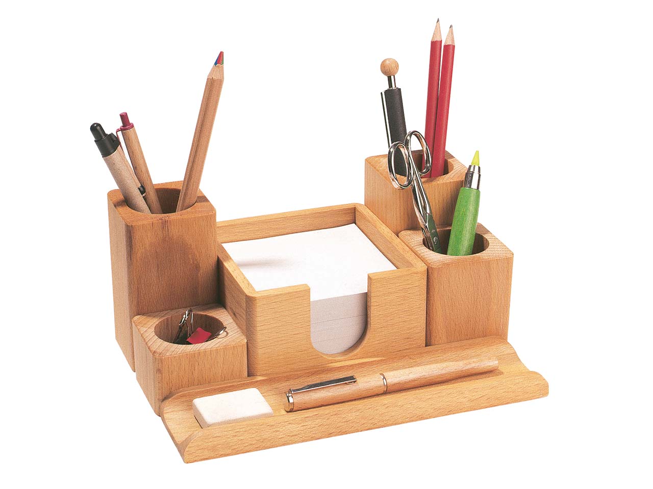 Schreibtisch-Organizer "Maxi" aus Buche