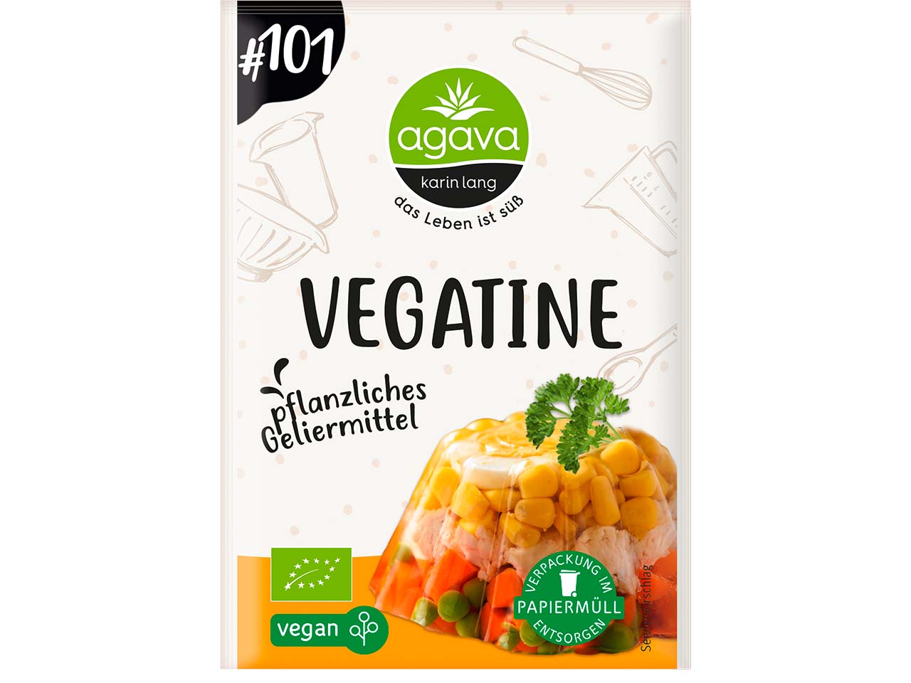 agava Pflanzliches Bio-Geliermittel "Vegatine", 18 g