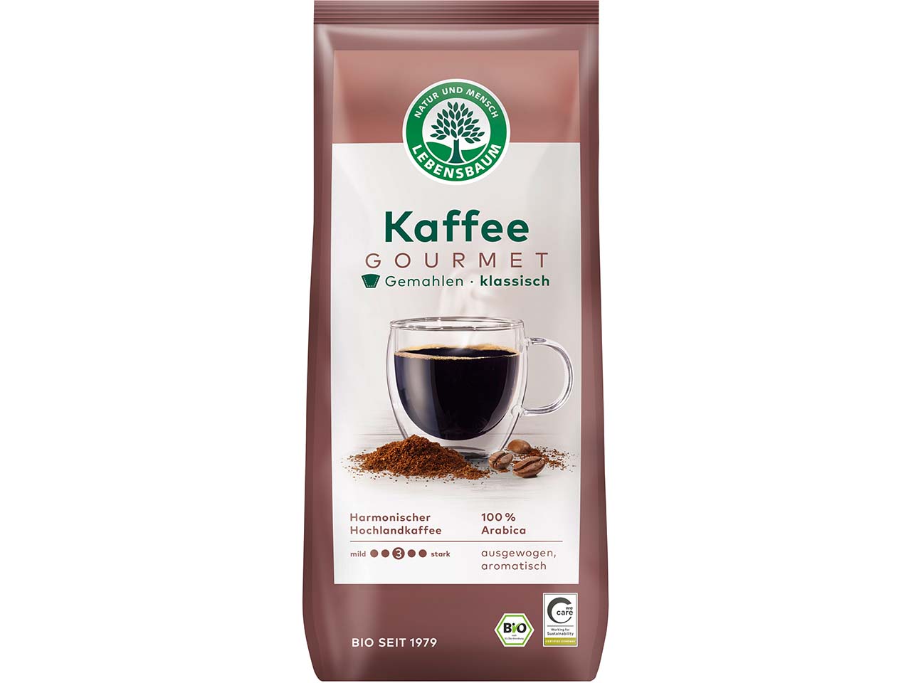 LEBENSBAUM Bio-Kaffee "Gourmet" gemahlen, 500 g