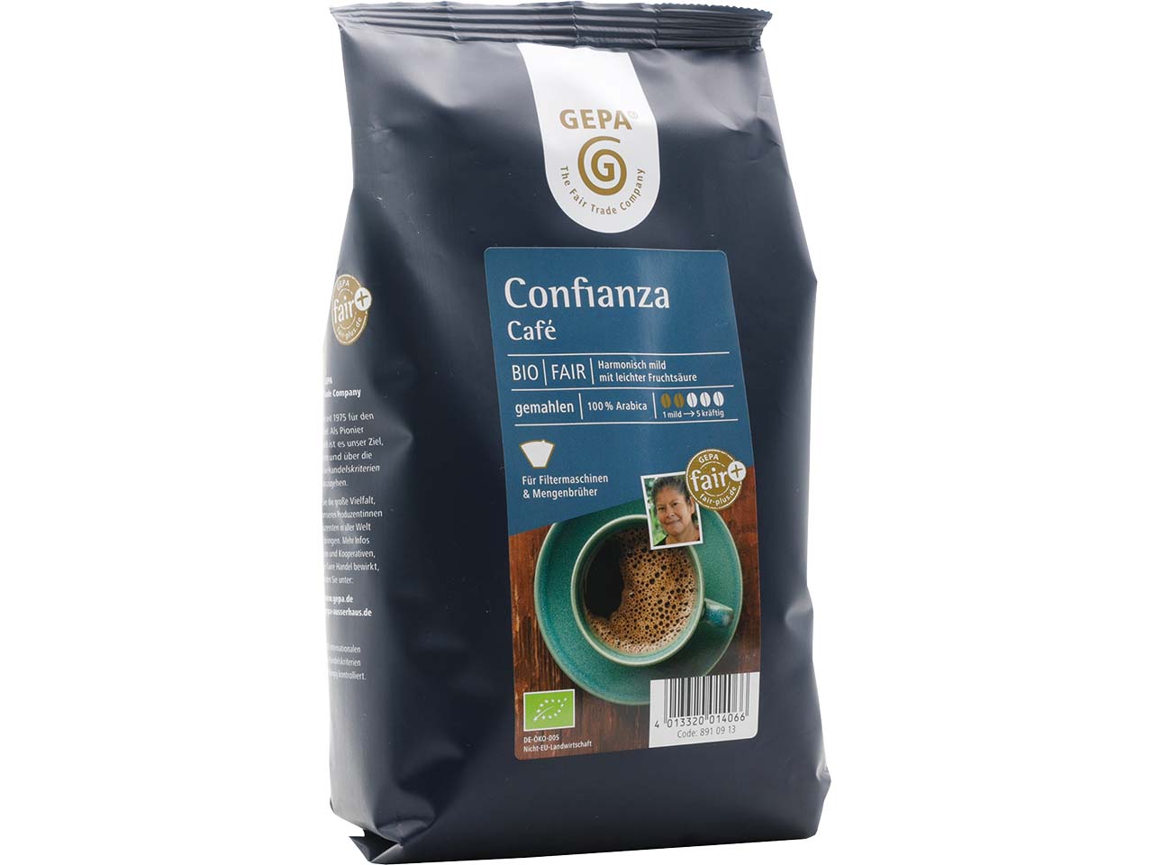 GEPA Bio Kaffee "Confianza", gemahlen 500 g