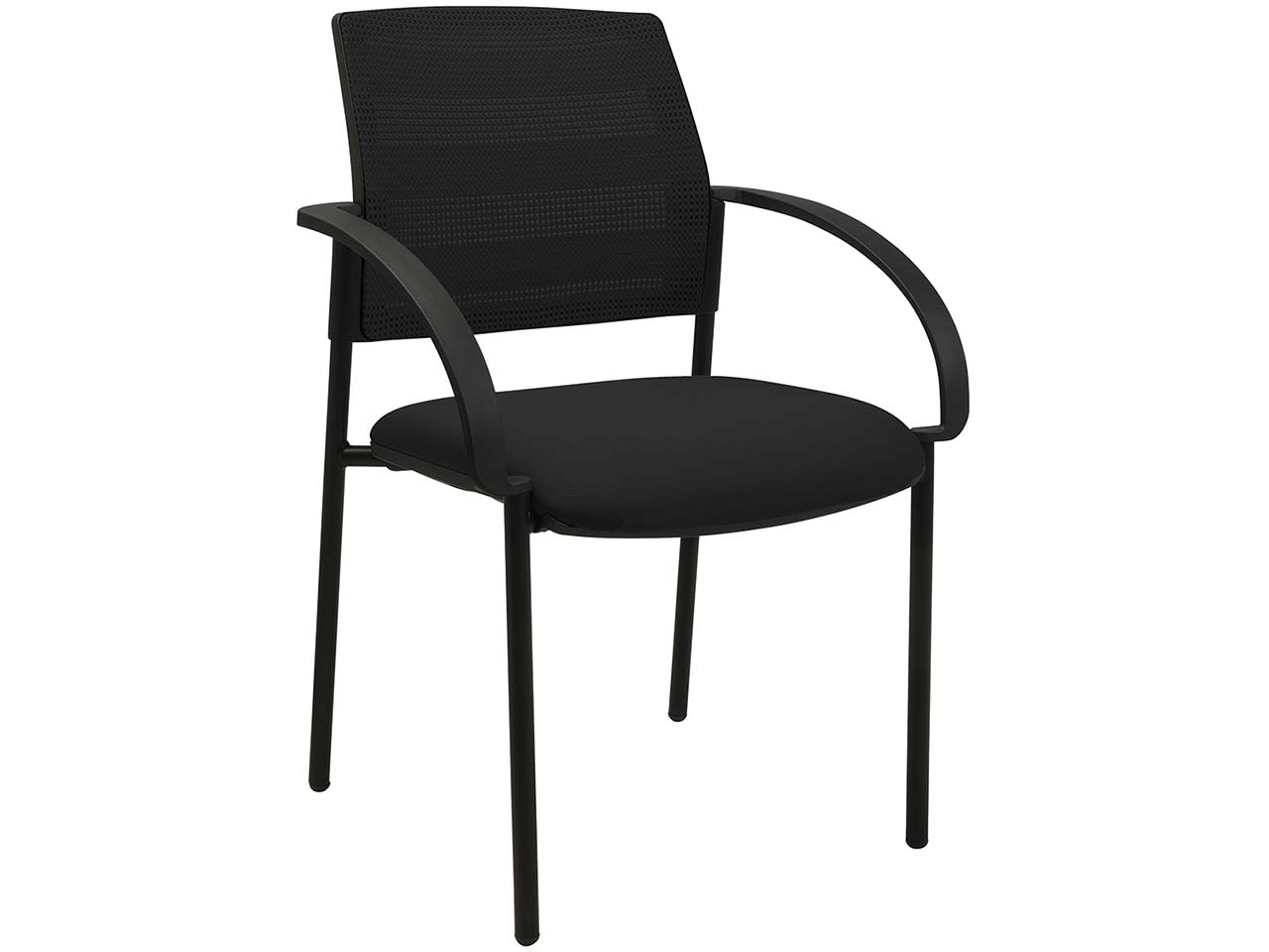 Topstar Besucherstuhl "AIRWORK MEETING 10.1" mit Armlehnen, schwarz