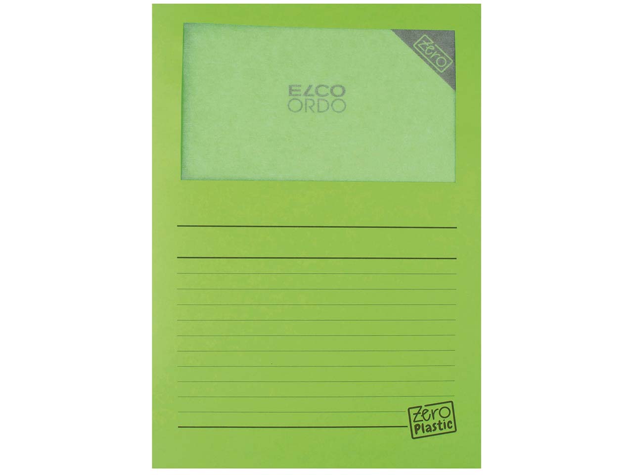 100 Elco Sichtmappe/Fenstermappe "Ordo zero" grün