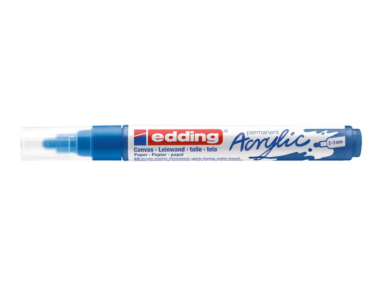 edding Acrylmarker "Acrylic 5100" Rundspitze mittel, enzianblau
