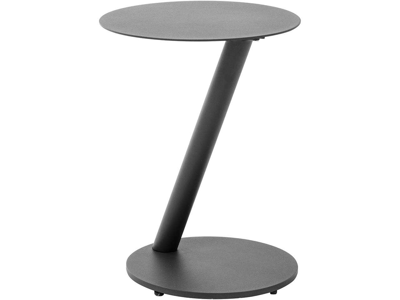 Beistelltisch "Paros" B 45 x T 45 x H 45,5 cm, aus Aluminium, anthrazit