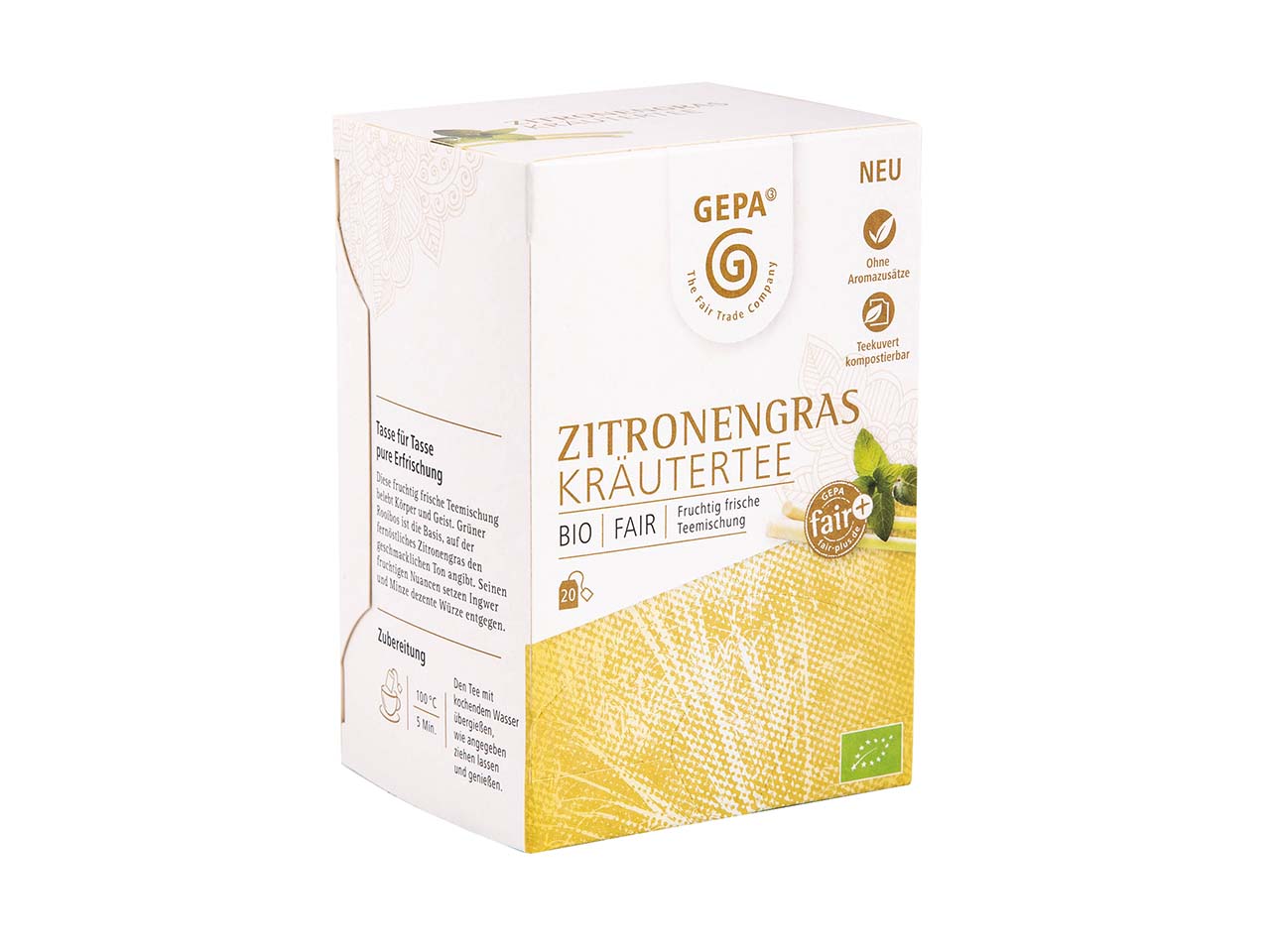GEPA Bio-Kräutertee "Zitronengras" 20 x 1,7 g