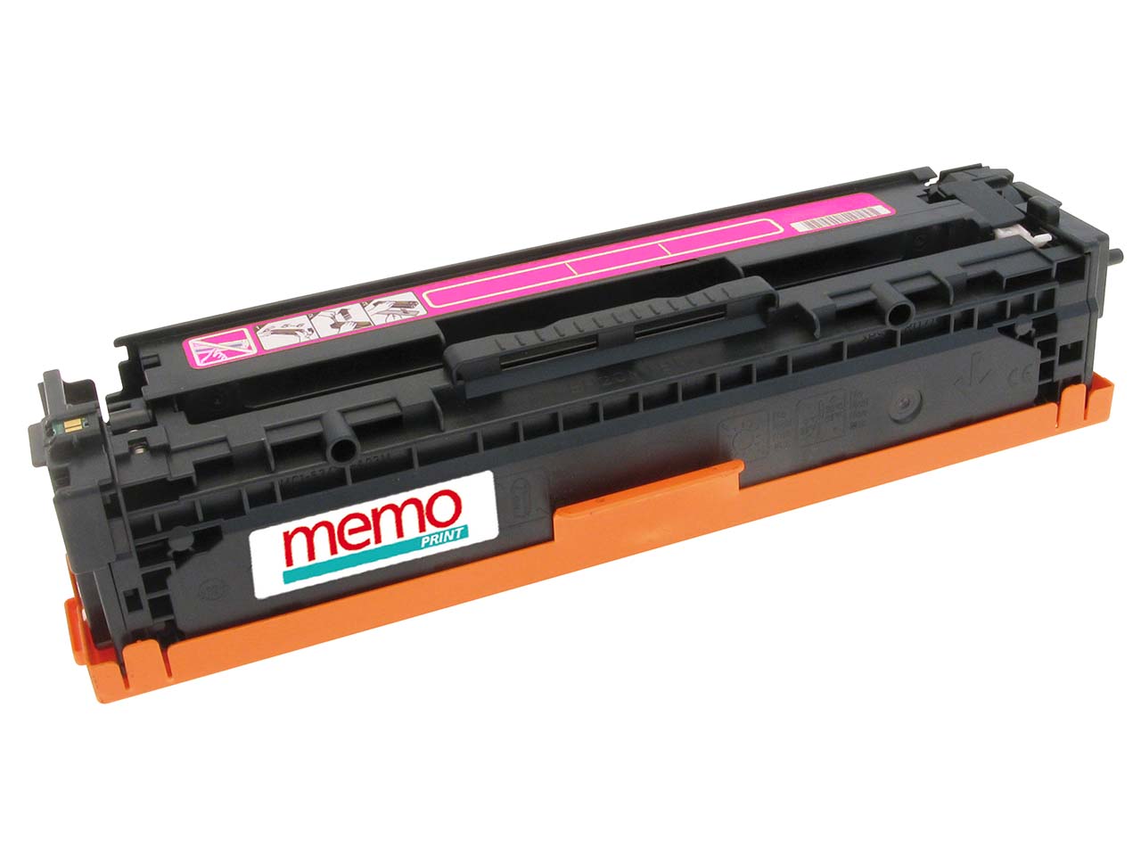 memo Druckkassette ersetzt hp CB543A magenta