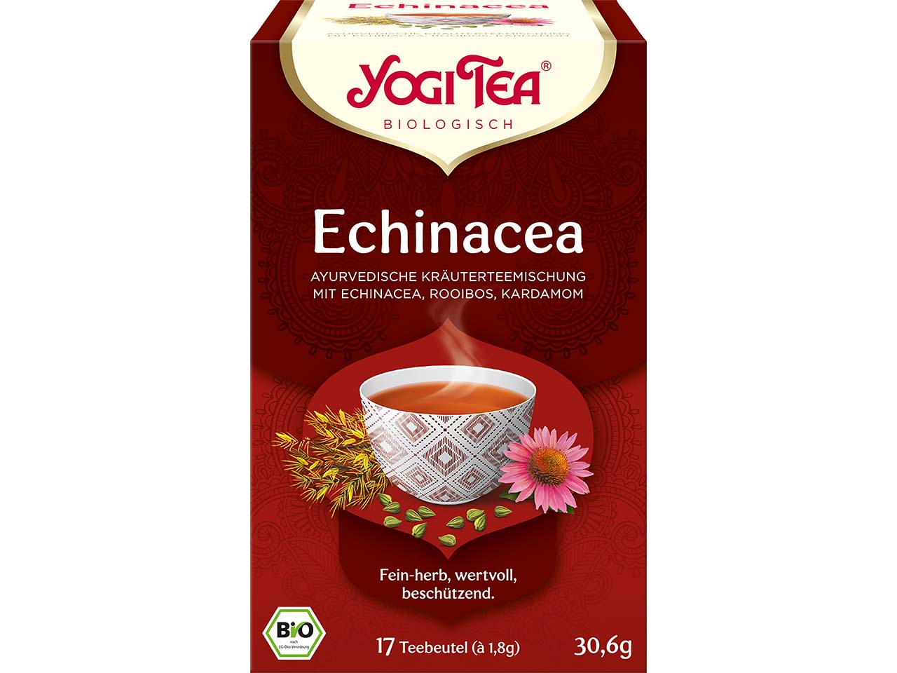 YOGI TEA Bio-Kräutertee "Echinacea", 30,6 g