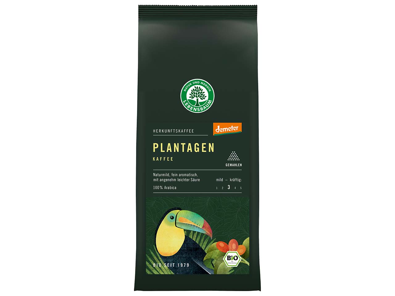 LEBENSBAUM Bio-Kaffee "Plantagen" gemahlen, 250 g