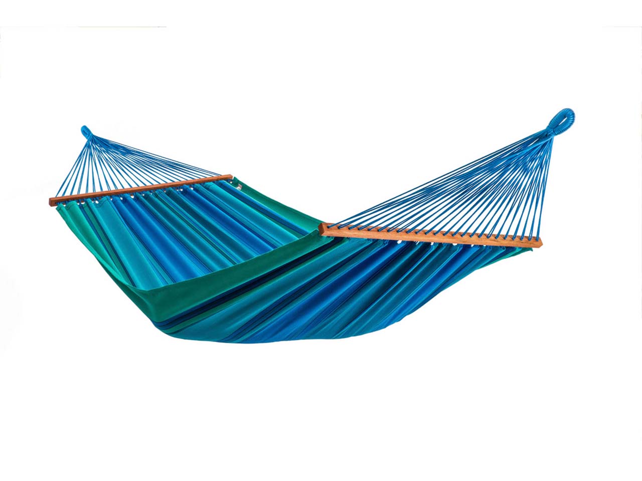 HängemattenGlück Stabhängematte 'FAMOSA' azur