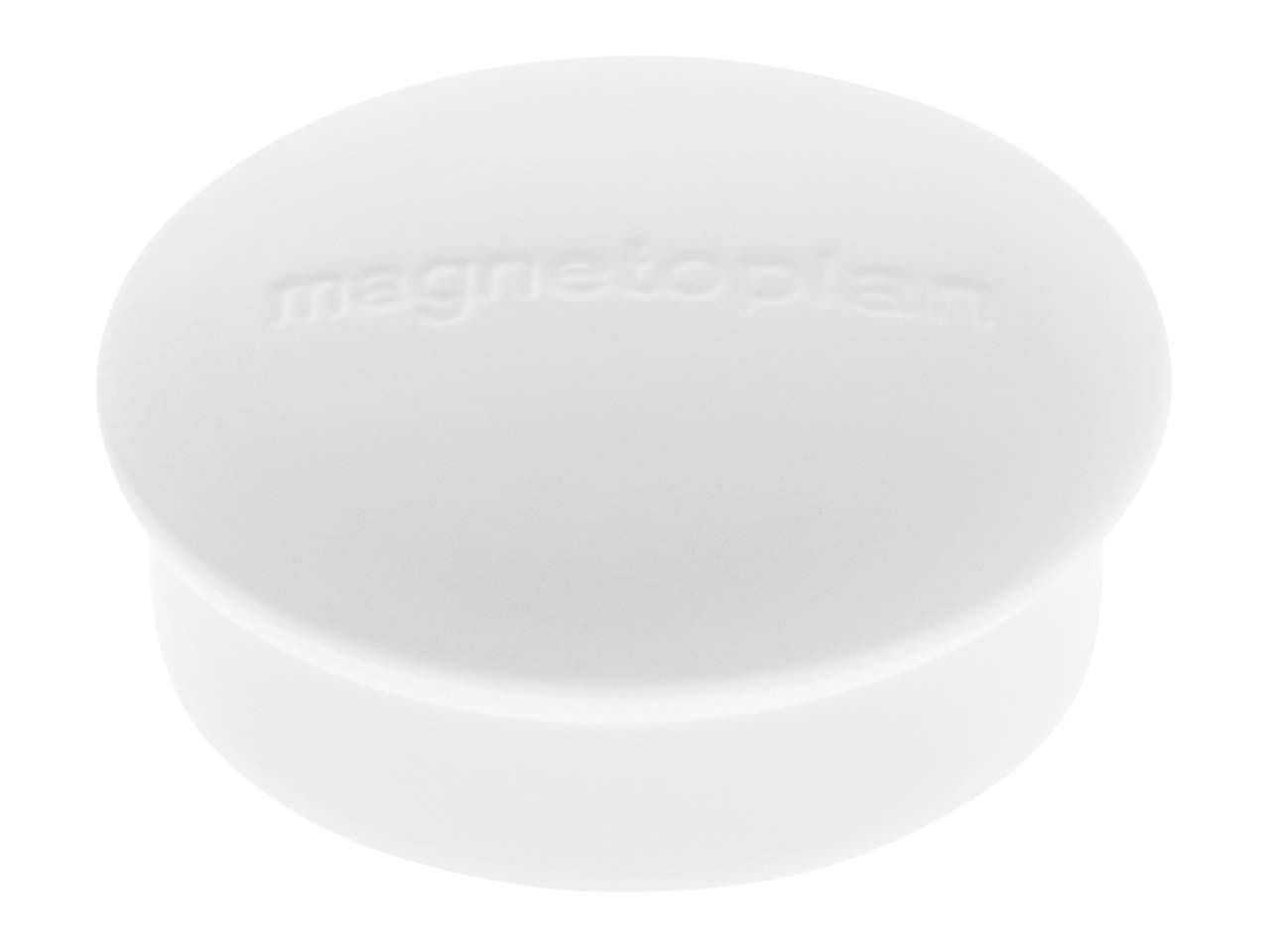 10 magnetoplan Magnete 'Discofix mini' weiß