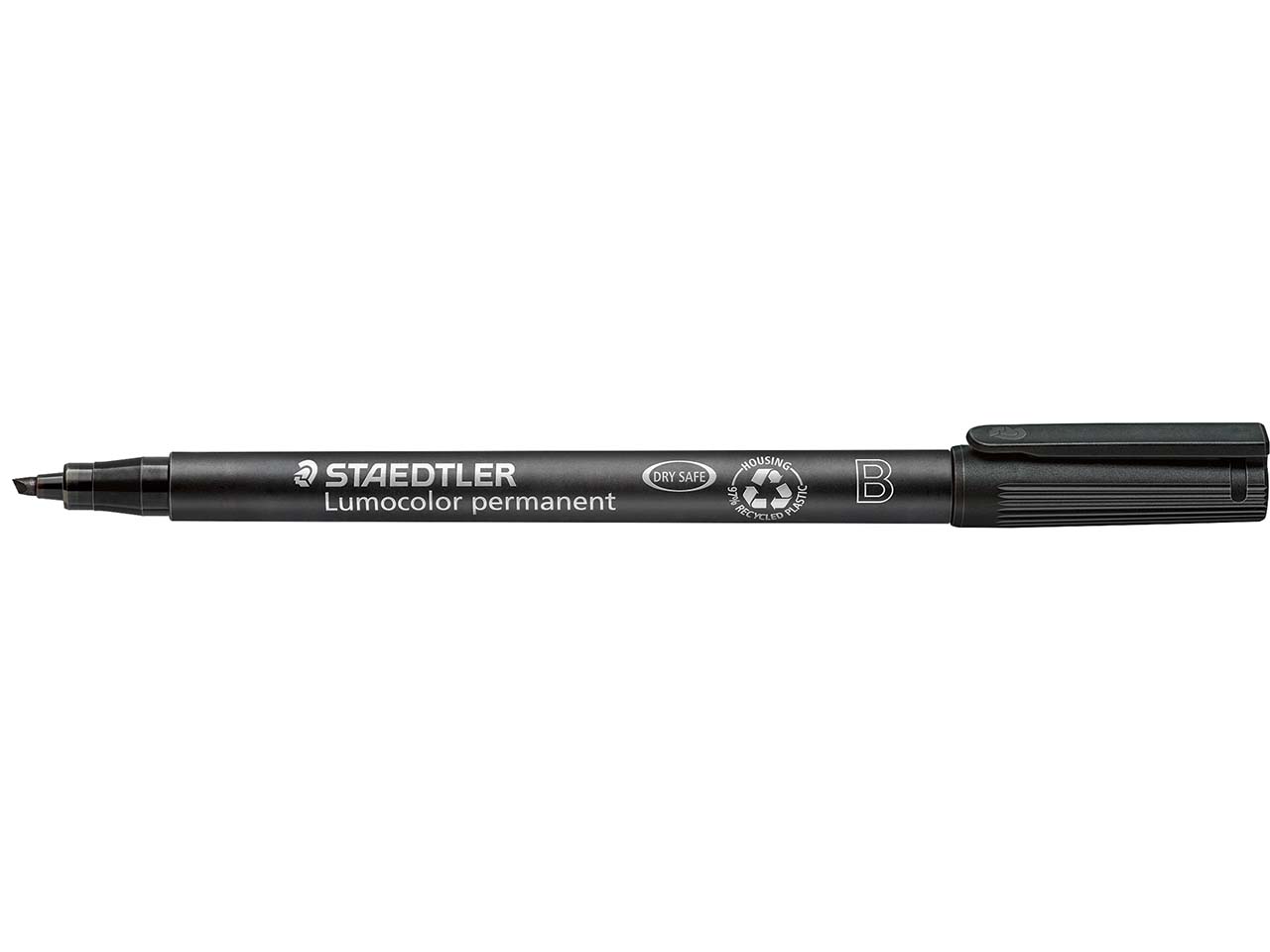 STAEDTLER Universalstift 'Lumocolor' 314 breit schwarz permanent