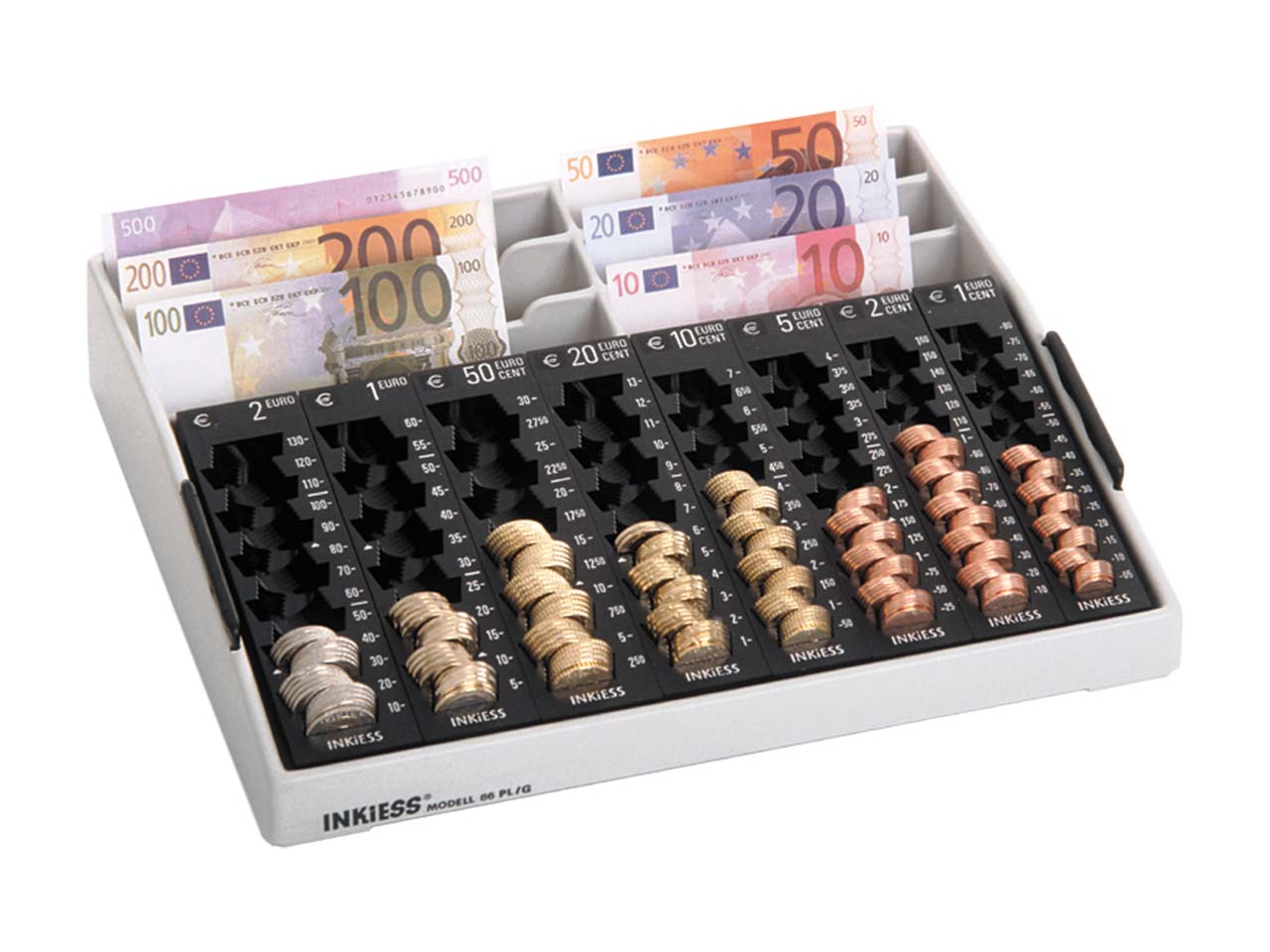 INKIESS Geldzählkasse "86 PL-G" mit Griff