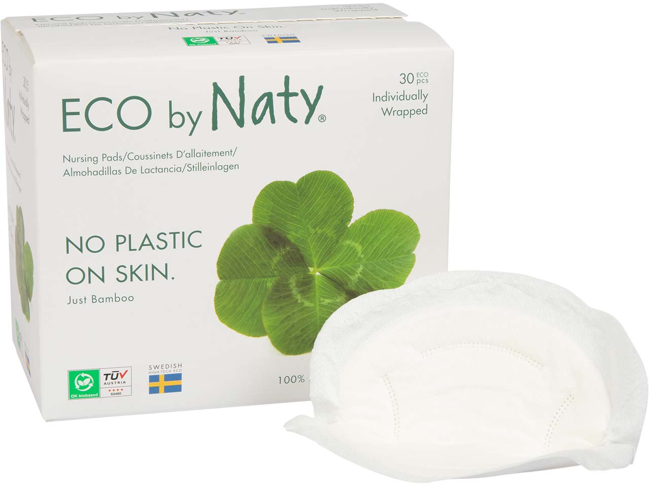 ECO by Naty Stilleinlagen aus Bambus, 30 Stk.