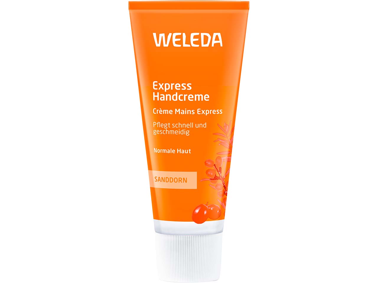 WELEDA Bio-Express-Handcreme mit Sanddorn, 50 ml