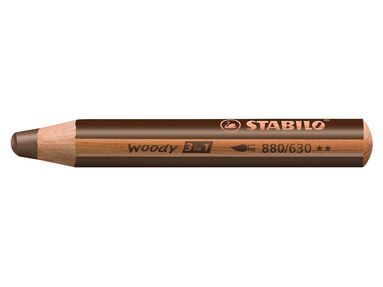 STABILO Multitalent-Stift 'woody' braun