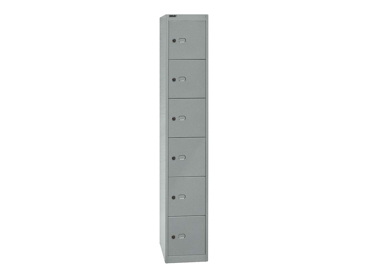 6 Fächerschrank silber 45
