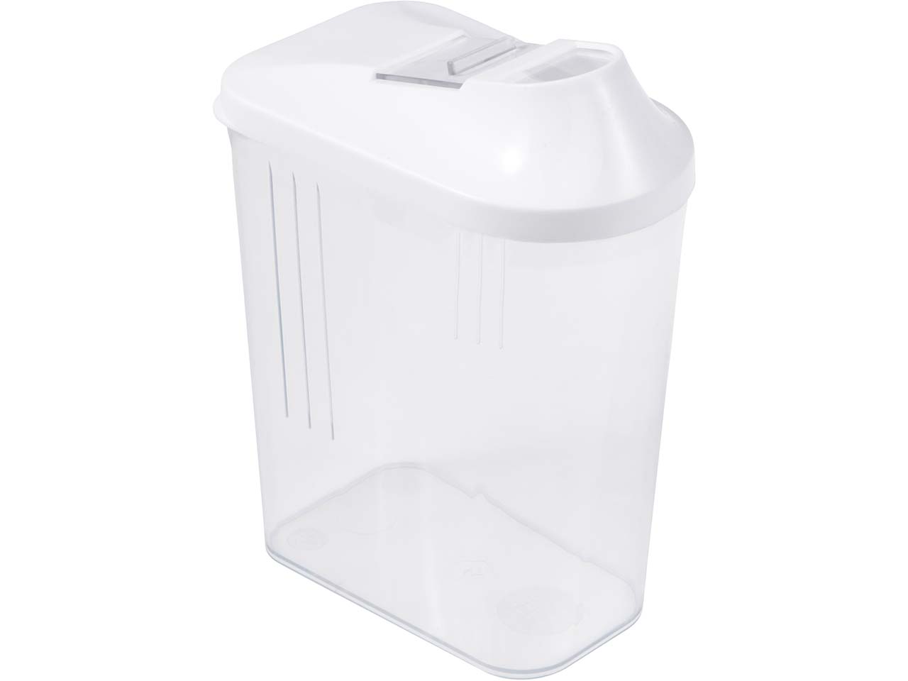 keeeper Schüttdose "Paola" mit Dosierdeckel 11 x 6,5 x 19 cm, 1 l, weiß