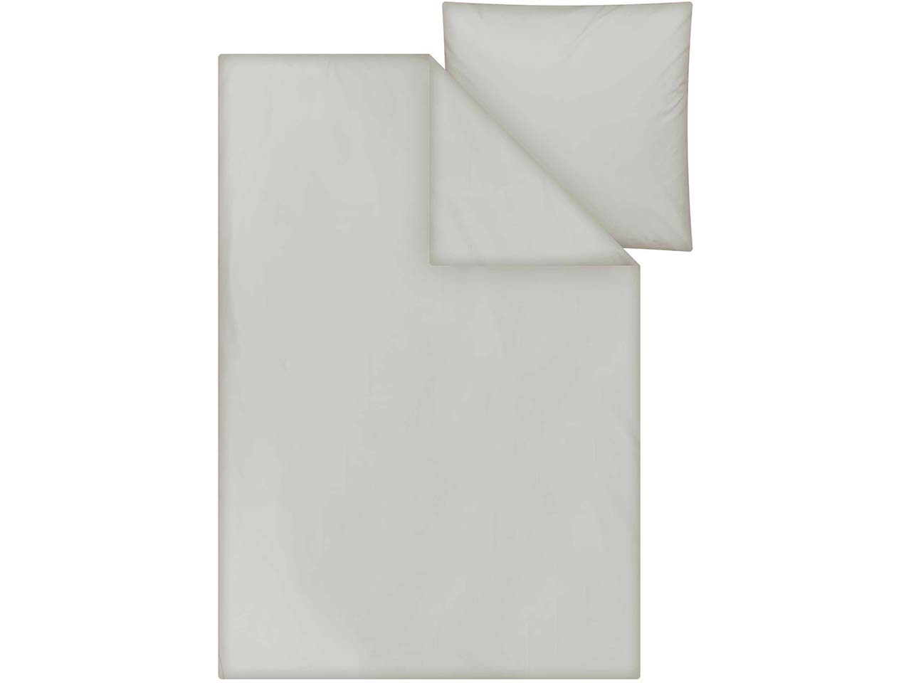 MELA Bio-Bettwäsche "MAJULI" aus Perkal, 2-tlg., 155 x 220/80 x 80 cm, birke