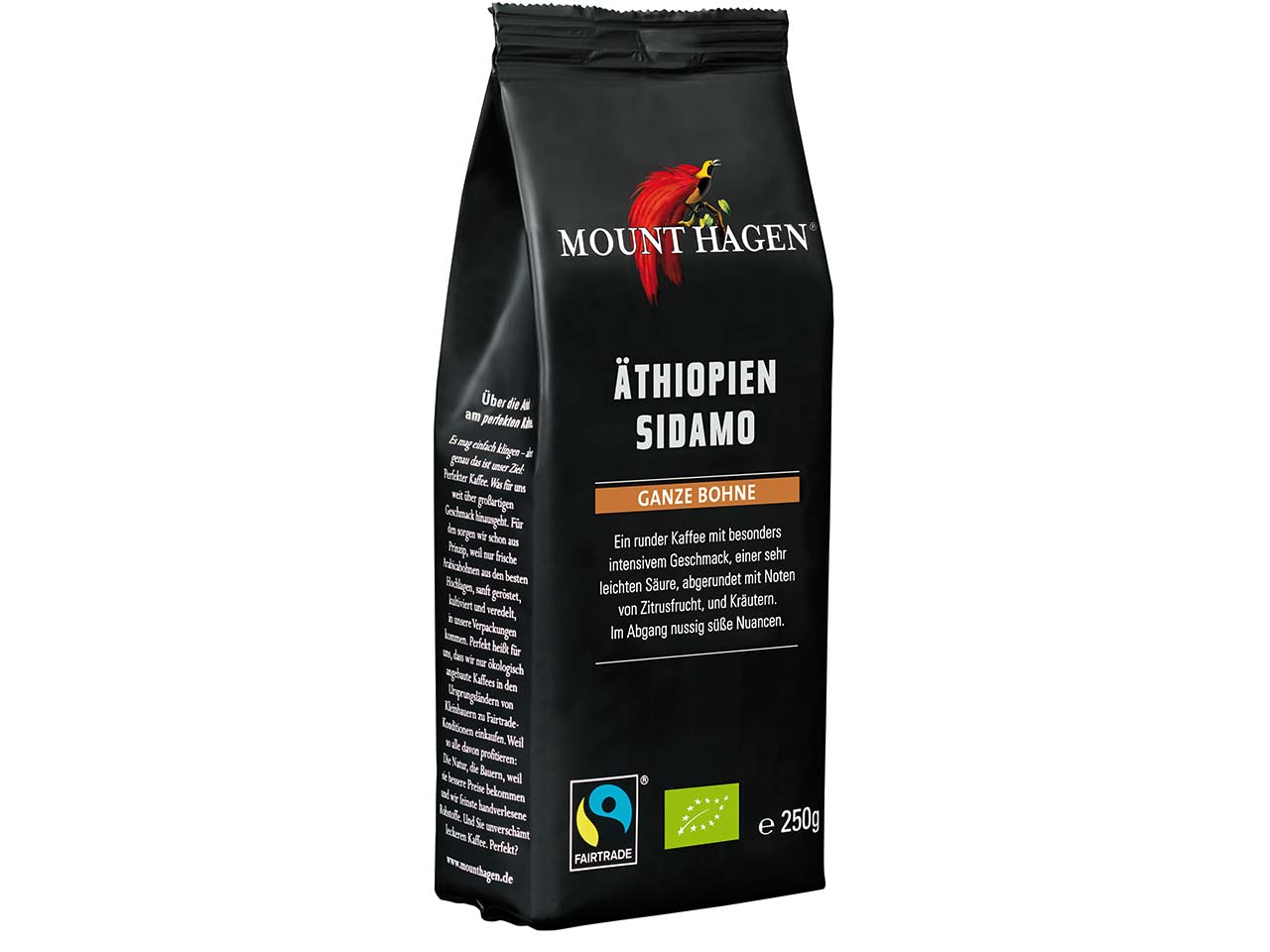 Mount Hagen Bio-Kaffee 'Äthiopien Sidamo', ganze Bohnen, 250 g