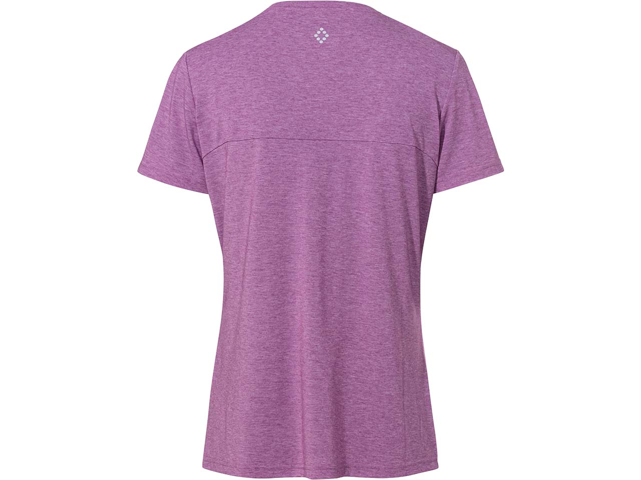 VAUDE Damen-T-Shirt "Skomer Print III" mit V-Ausschnitt, magenta, Gr. 36