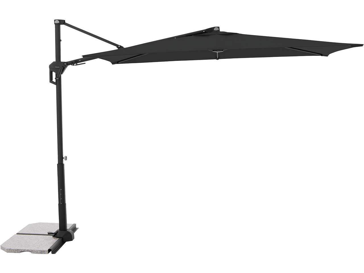 doppler Pendelschirm "ACTIVE Pendel Green Edition" 240 x 135 cm, anthrazit