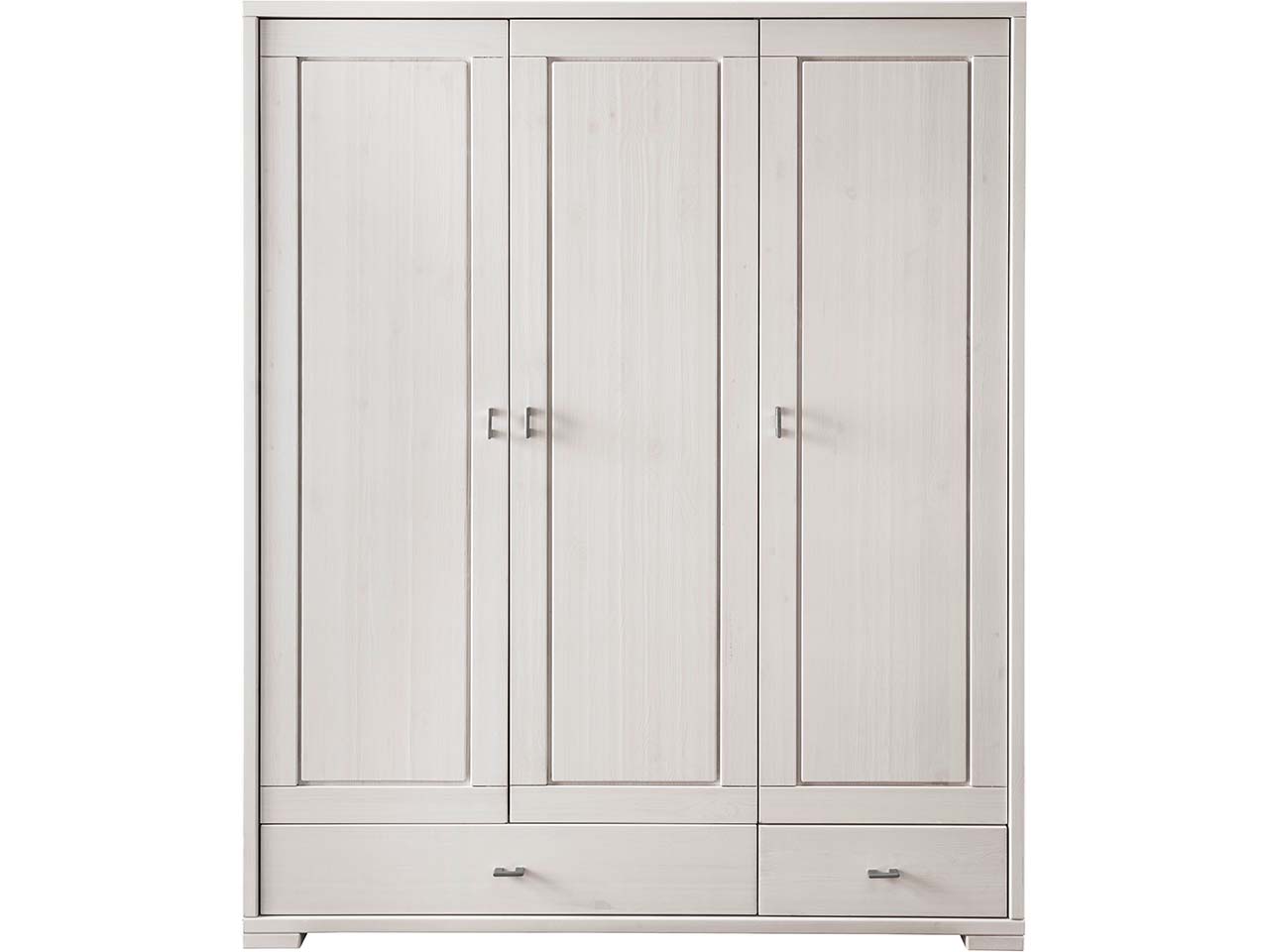 Kleiderschrank 'VITA' 3-türig, B147xT52xH178 cm, Kiefer weiß