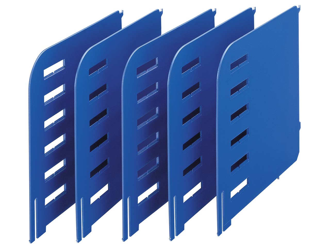 Styrorac Trennwände blau 5er Set