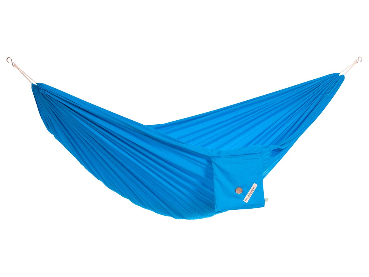 HängemattenGlück Reisehängematte "CAMINO M" inkl. Seilpaar "FIO" marino