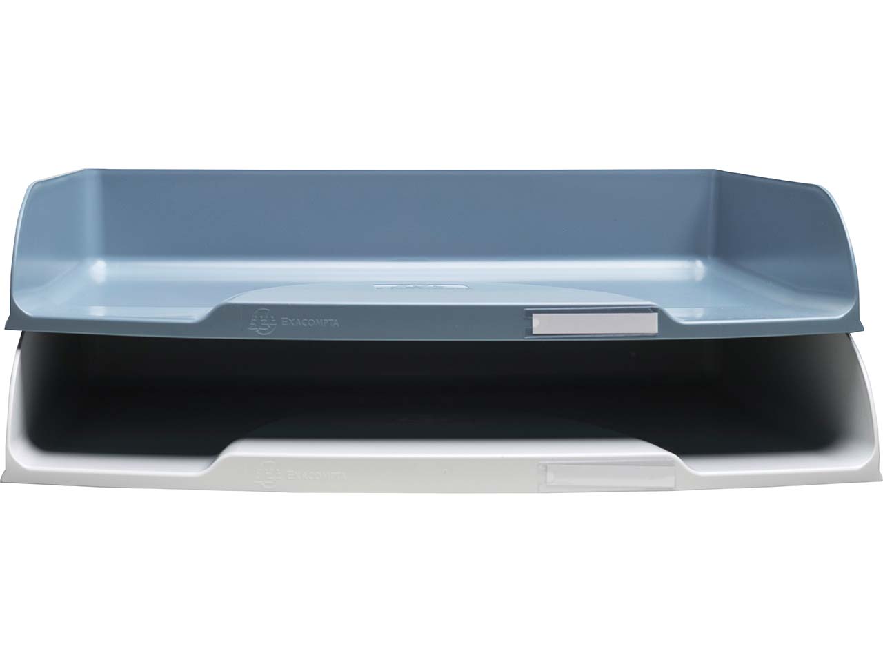 Exacompta Briefablage Querformat "Combo Styli AutentiK" DIN A4+, blau-grau Exacompta Briefablage Querformat "Combo Styli AutentiK" DIN A4+, blau-grau