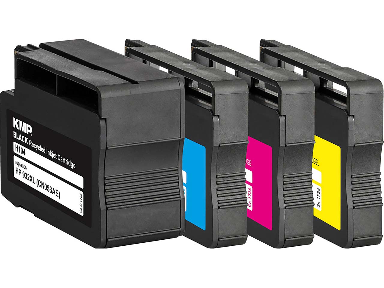 KMP Tintenpatronen ersetzt HP Nr. 932XL/ Nr. 933XL schwarz, cyan, magenta, gelb, 4er-Set