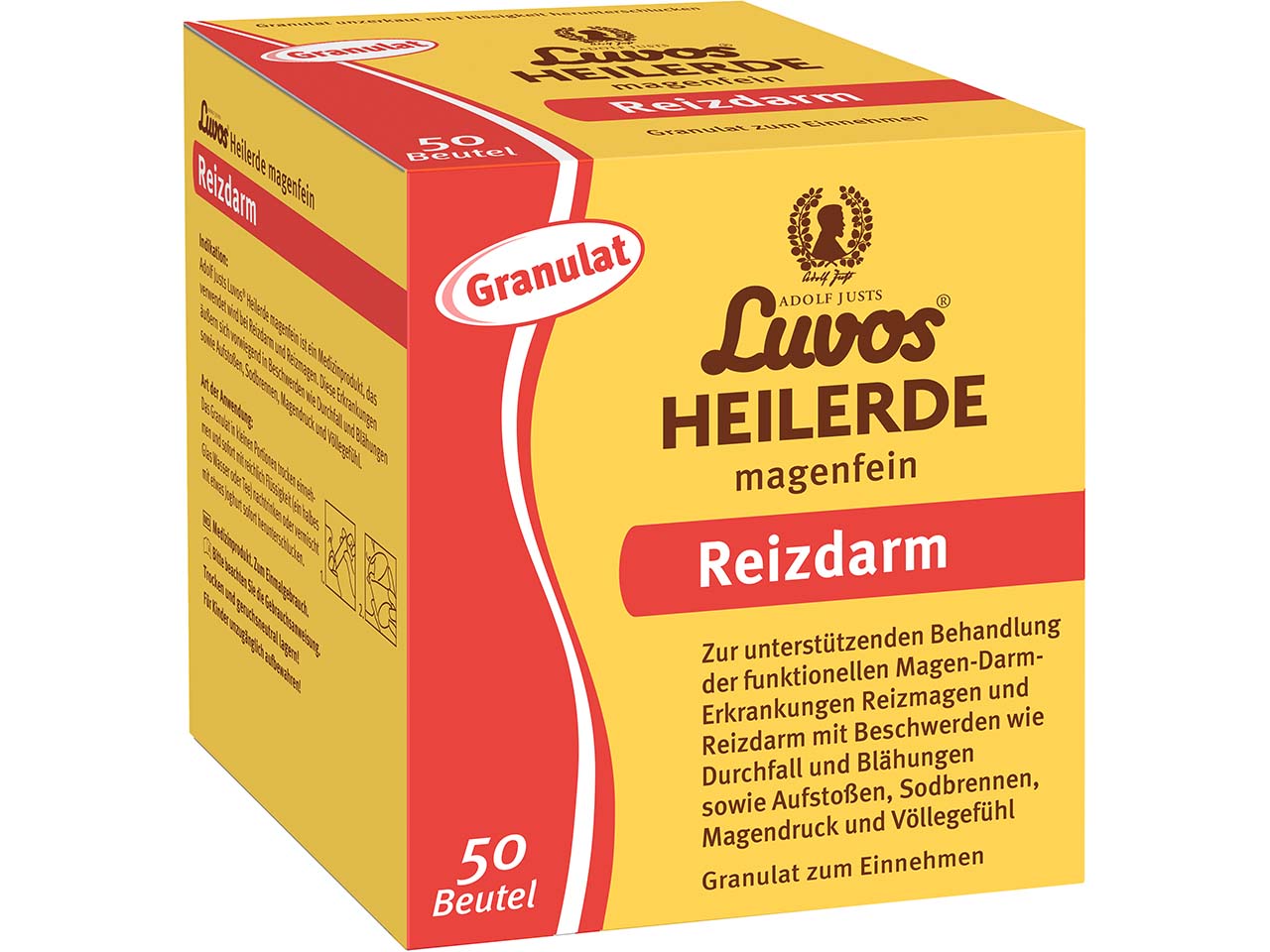Luvos Reizdarm-Granulat, magenfein, 325 g (50 Beutel)