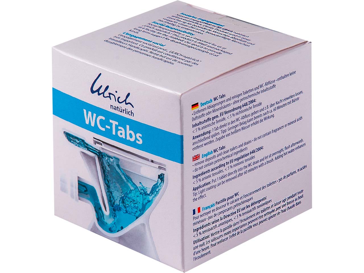 Ulrich natürlich 12 WC-Antikalk- und -Reinigungstabs